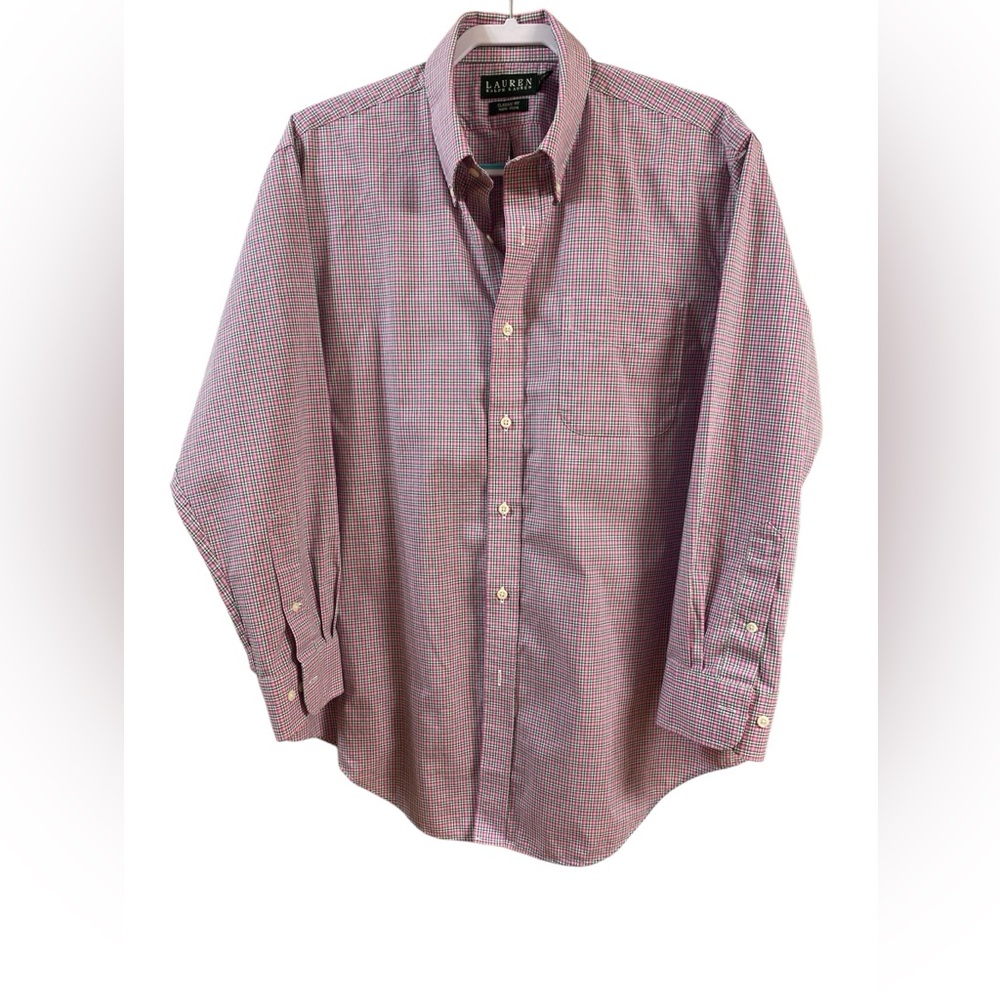 Ralp Lauren Men's Red Checkered Shirt